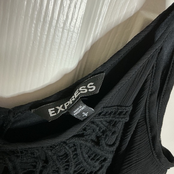 Express Black Scoop Neck Sundress for Cocktail - Picture 3 of 7